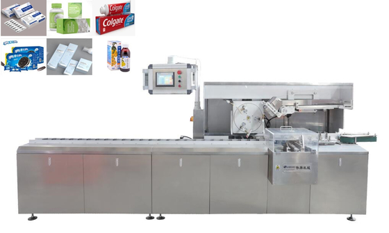 AISI304 Automatic Cartoning Machine 120 box / Min Encasing