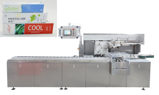 Soap Bar Mesin Karton Otomatis Vertikal Kotak Kemasan Karton 1.5kw