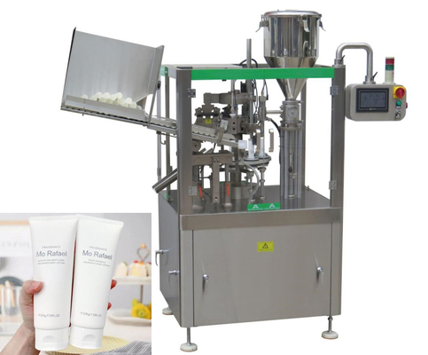Mesin Penyegel Otomatis Mengisi Tabung Plastik Lembut, Krim Lotion Kosmetik