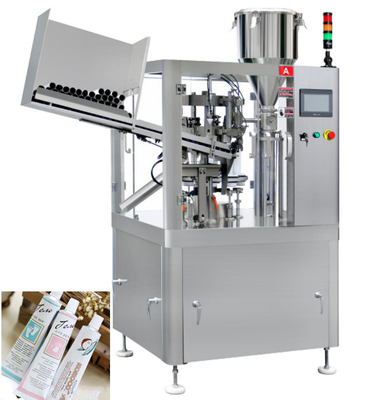 Salep Krim Mengisi Mesin Penyegel Tabung Plastik Aluminium 200mm