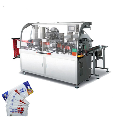 380V Spunlace Nonwoven Wet Wipes Packaging Machine menghidupkan kembali mesin pengemas tisu gatal