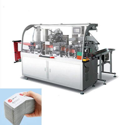 Pembersih Medis Alkohol Prep Pad Packing Machine 4.8KW Nonwoven Fabric
