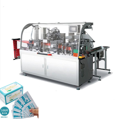 Alkohol Otomatis Penuh Pad Wet Wipes Membuat Peralatan 304 Stainless Steel Cover