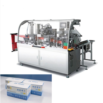 Rumah Menggunakan 220v 50 / 60Hz Alkohol Prep Pads Packing Machine