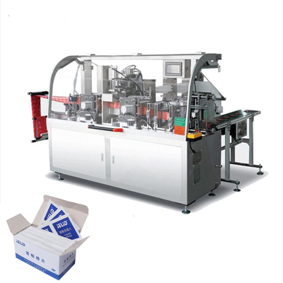 Restoran Wet Wipes Line Produksi PLC Kontrol Frekuensi Layanan OEM