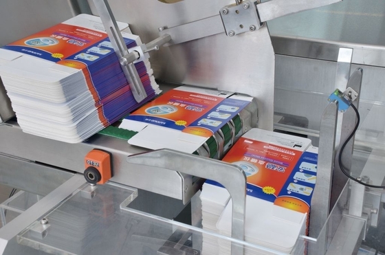 120 pcs/Min Mesin Cartoning Farmasi 4 Lipat Tabung Mesin Cartoning