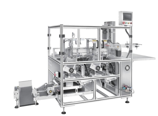 1.2KW Masker Wajah Memotong Mesin Pengemasan Lipat 0.6MPA Nonwoven Otomatis