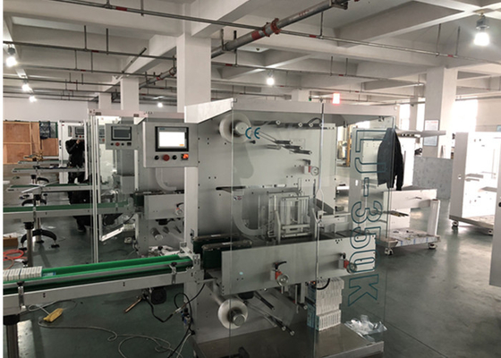 Mesin Kemasan Film Otomatis 304 Sistem Kontrol PLC Penutup Stainless Steel
