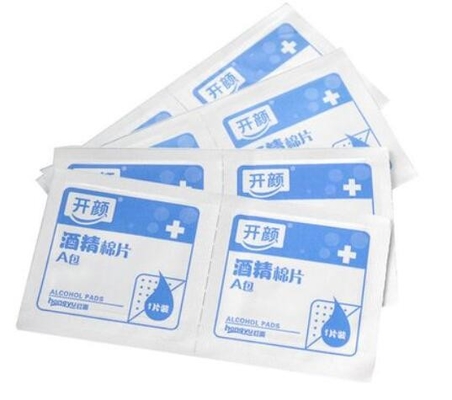 47*50mm Alkohol Pad Mesin Pengemas 1000pcs/Min Otomatis Medis