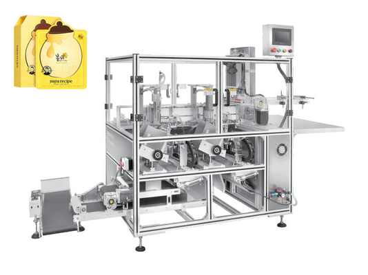 Mesin Lipat Film Masker Wajah Nonwoven 1.2KW Semi Otomatis