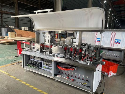 Full Automatic 4 Side Sealing Wet Wiping Packaging Machine Single Sachet Alcohol Swab Packing Machine Mesin Pengemasan