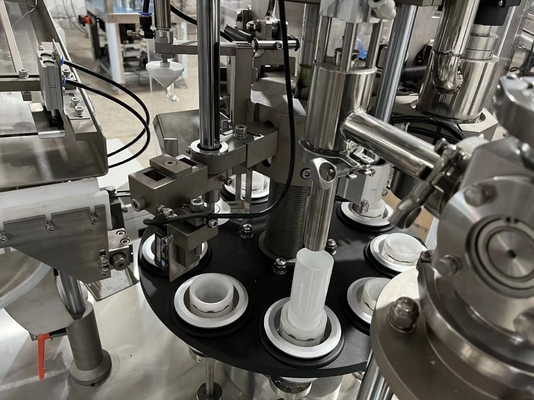 Plastik Soft Tube Filling Sealing Machine Body Lotion Cream Otomatis