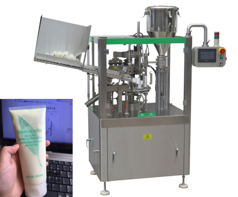 Plastik Soft Tube Filling Sealing Machine Body Lotion Cream Otomatis