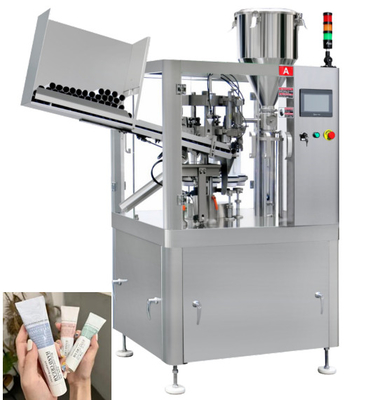 Mesin Pengisi Tabung Filler Sealer Otomatis 30 - 50pcs / Min 1950 * 1000 * 1800mm 800KG