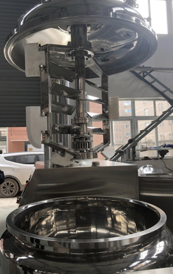 vacuum homogenizer dengan mesin tangki untuk pembuatan mixer pengemulsi homogenizer kosmetik