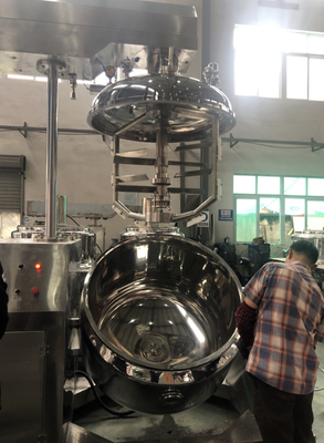 Mesin Emulsifikasi Homogenizer Vakum Otomatis Untuk Krim Wajah Kosmetik 300L