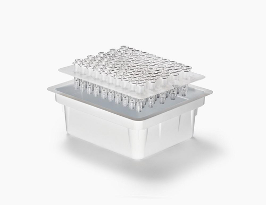 Kapasitas Kecil Mesin Pengisian Produk Cairan 3ml 5ml 10ml Gel Medis Prefilled Syringe