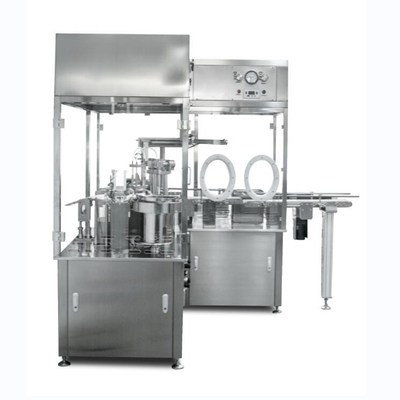 Otomatis Pre-diisi Luer Lock Kaca Jarum suntik Filler Plugging Penutupan Tutup Peralatan Jarum suntik Vacuum Penuh Mesin Sealing