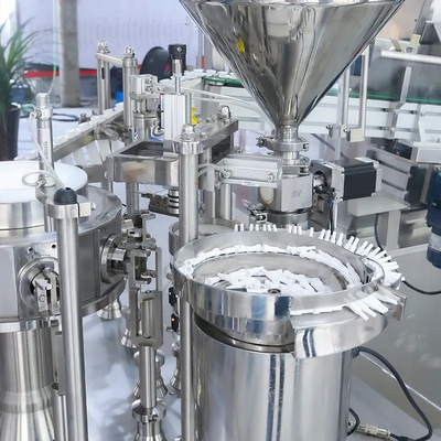 Peralatan pengisi jarum suntik aseptik berkecepatan tinggi mesin produksi jarum suntik prefilled