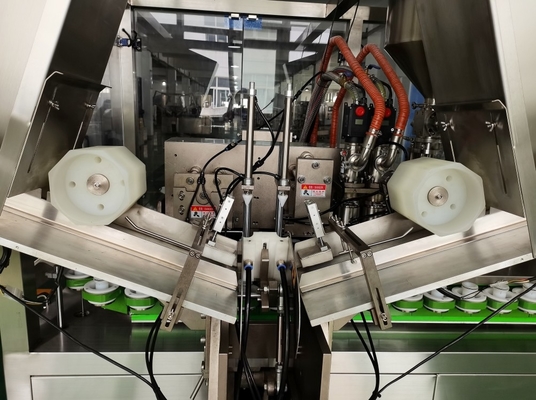 Mesin pengisian dan penyegelan tabung plastik lunak otomatis untuk tabung krim kosmetik aluminium