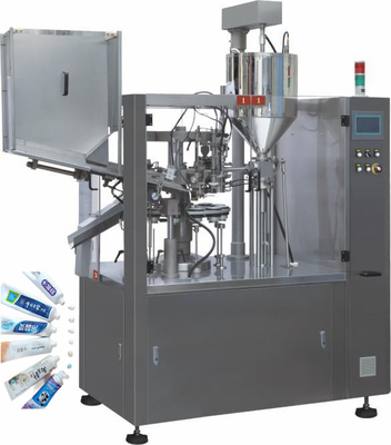 Otomatis Aluminium / Logam / Plastik / Komposit Material Tube Filler Sealer Untuk Kosmetik Makanan Setiap Hari