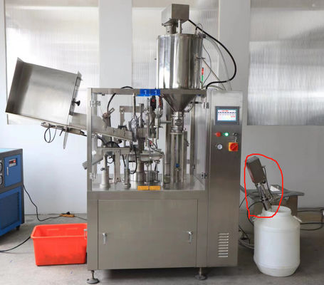 Mesin Pengisi dan Penyegel Tabung Lunak PLC 30-50 buah/menit untuk Produk Susu