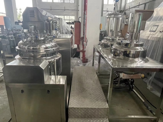 Mesin Produksi Cosmetic Line/ Cosmetic Cream Mixer/ Vacuum Homogeneous Emulsifying Machine