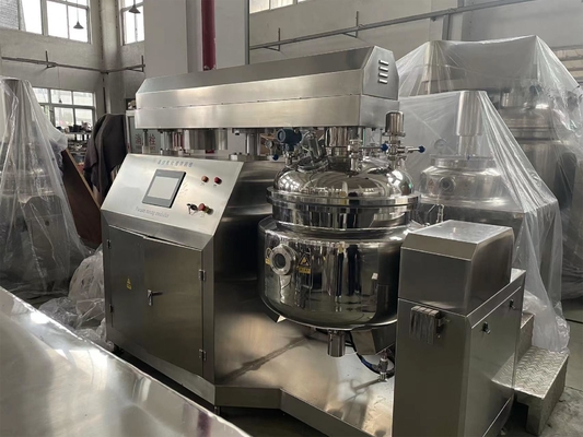 Kosmetik lotion krim pasta homogenizer vakum homogenizing emulsifier mixer wajah krim lotion mesin pencampuran
