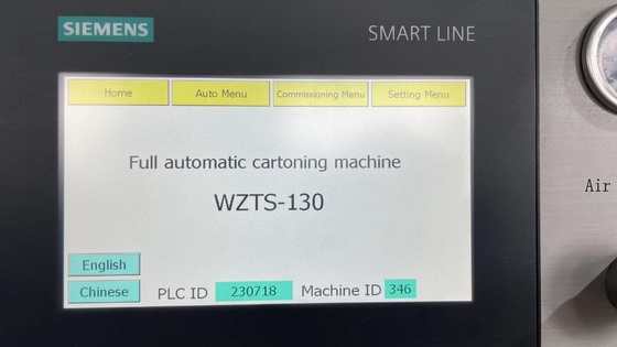 Servo Kecepatan Tinggi Horisontal Karton Multi-Fungsi Otomatis Horisontal Makanan Snack Kantong Granule Cartoning Mesin