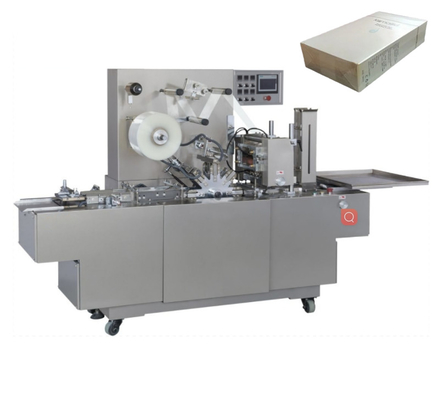 PVC Transparan Film 3D Cellophane Overwrapping Equipment Anti Palsu