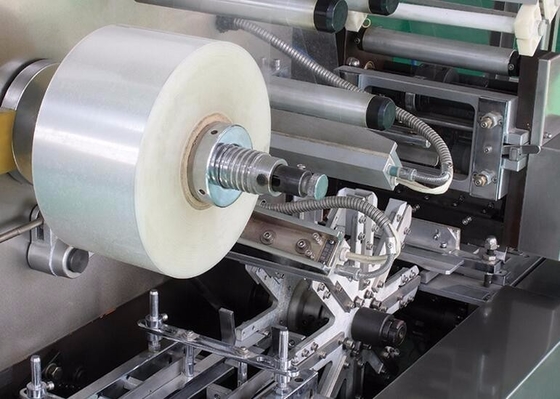 PVC Transparan Film 3D Cellophane Overwrapping Equipment Anti Palsu