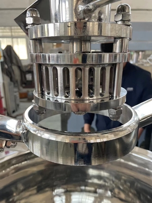 Kualitas tinggi pasta gigi Emulsifier vakum Laboratorium Mesin pengaduk vakum Emulsifier homogenizer Tangki pencampuran