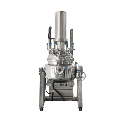 Kualitas tinggi 50 100 200 liter homogenizer lotion krim kosmetik vacuum homogenizing emulsifier mixer