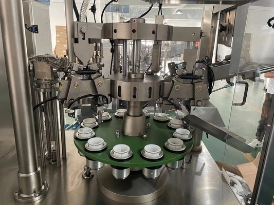 Precision Laminated Aluminium Soft Tube Filling Sealing Machine Kecepatan 50-75pcs/Min