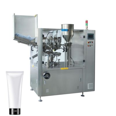 Mesin pengisian tabung laminasi otomatis 50-75 pcs / min Layar sentuh