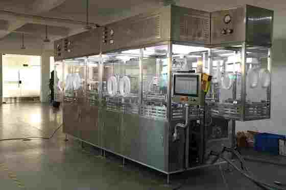 Pre-Filled Glass Syringe Machine, Filling and Vacuum Stoppering Application