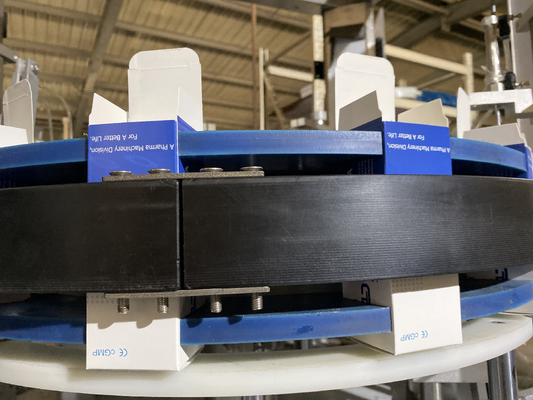 Industrial Rotary Table Vertical Cartoner for Pharmaceutical