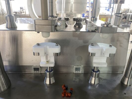 Mesin Pengisi Vial dan Jarum Suntik Pra-isi Desktop dengan Tudung Aliran Laminar