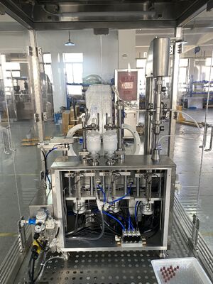 Mesin Pengisi Vial dan Jarum Suntik Pra-isi Desktop dengan Tudung Aliran Laminar