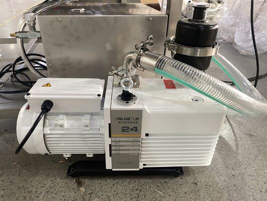 Mesin Pengisi Vial dan Jarum Suntik Pra-isi Desktop dengan Tudung Aliran Laminar