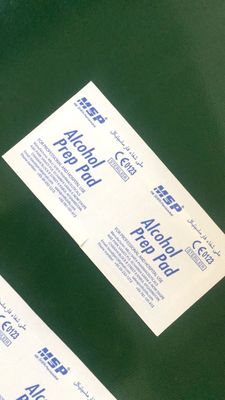 Mesin Pengemas Bantalan Persiapan Alkohol Horisontal 4 Sisi Sealing 300-500L / Min