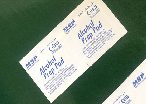 Desinfeksi Tisu Basah Mesin Pengemas Alkohol Pad 80-100 kantong / menit