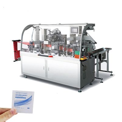 125mm Panjang 60Bags / Min Alkohol Pad Packing Machine