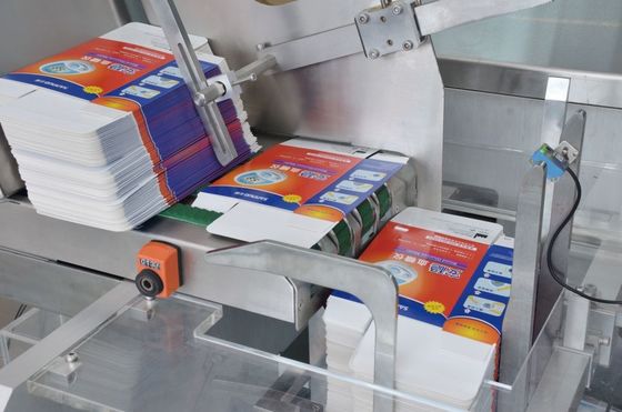 1 Lipat Mesin Cartoning Kotak Blister Terus Menerus 180L / Min