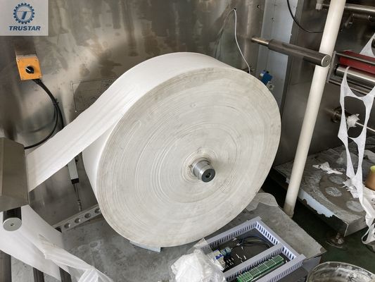 4 Sisi Sealing Sachet Horizontal Flow Packing Machine kacamata lensa antifog mesin pembuat tisu basah