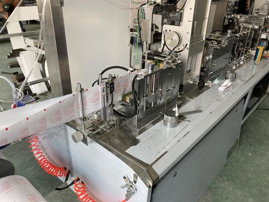 Alkohol Pad Tisu Basah Membuat Mesin PLC Panel Sentuh Penampilan Tahan Lama