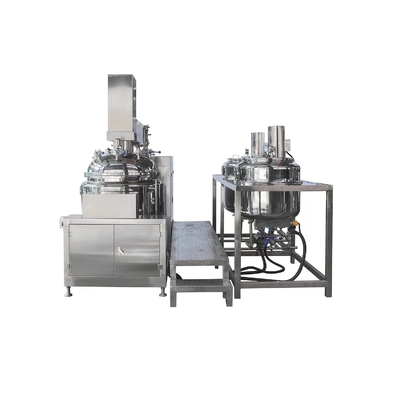Chemical Mixing Machinery 200-500l Creams Homogenizer Ointment Vacuum Emulsifying Emulsifier Mixer Cosmetic Cream Making