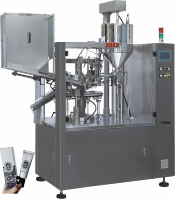 Precision Laminated Aluminium Soft Tube Filling Sealing Machine Kecepatan 50-75pcs/Min
